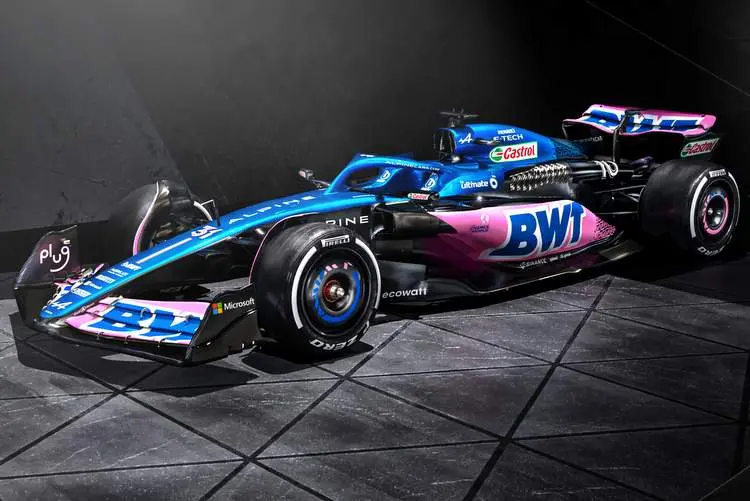 renault a523 lainch 2023 f1 car