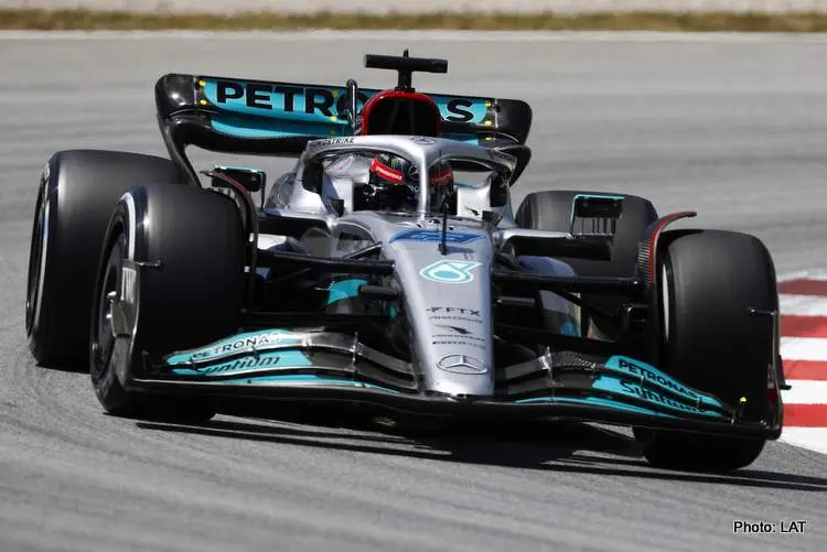 russell barcelona race 2022
