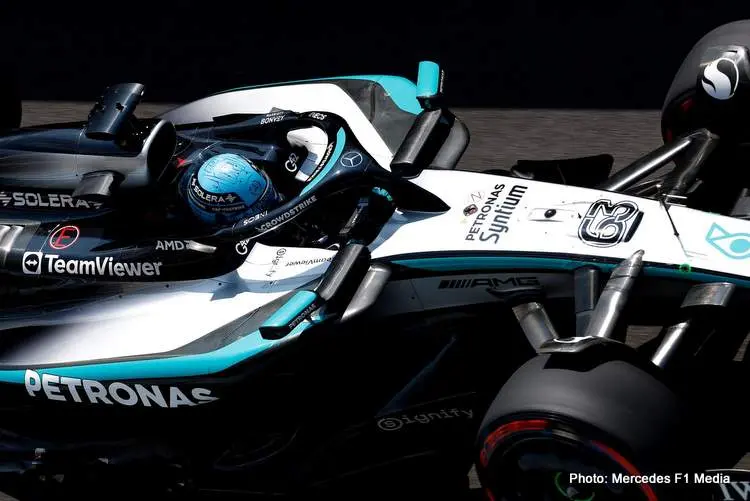 russell f1 mercedes hungary