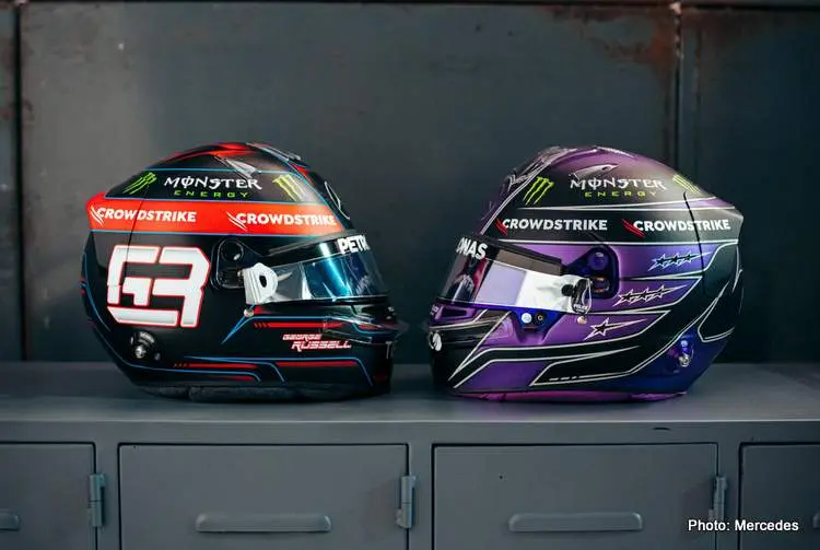 russell hamilton helmets 2022