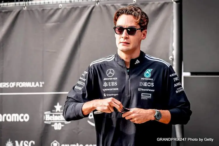 russell mercedes 2025