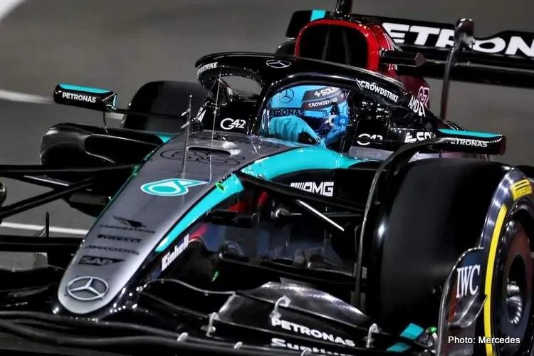 russell mercedes f1 saudi