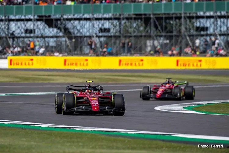 sainz leclerc silverstone 2 2022
