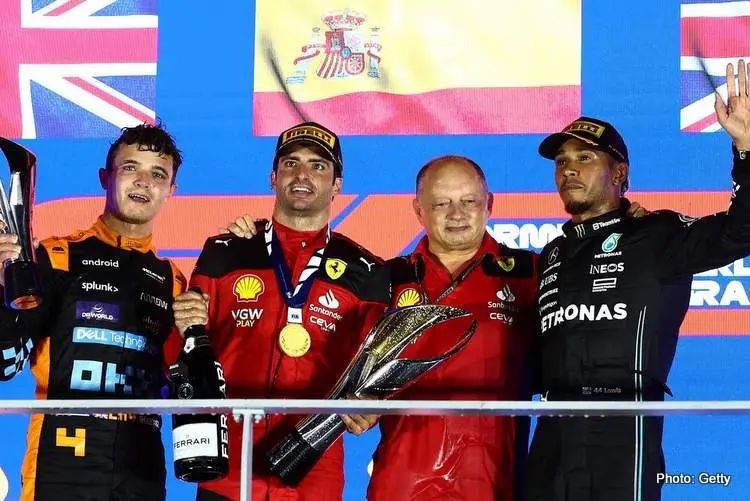 sainz norris hamilton singapore 2023