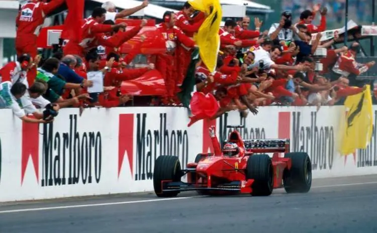 schumacher hungary 1998