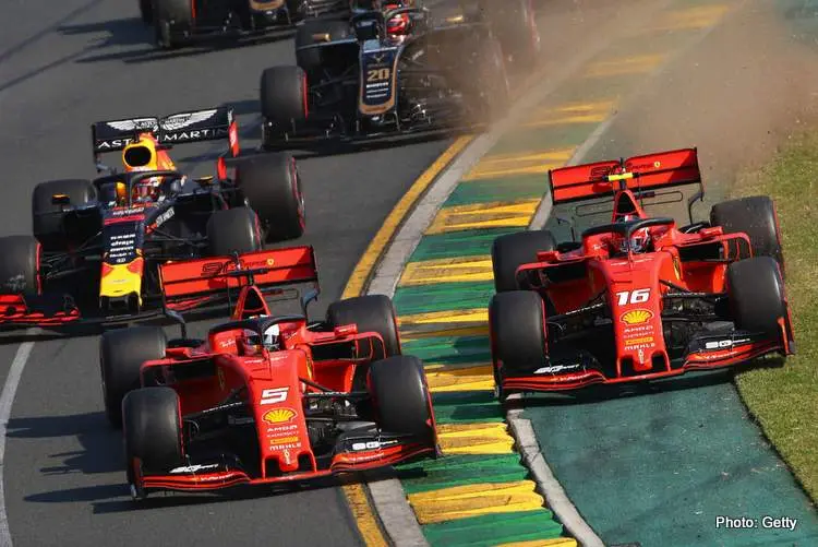 sebastian vettel charles leclerc ferrari 2019