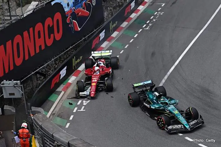 stroll leclerc collision