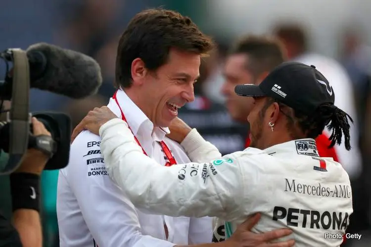 toto wolff lewis hamilton getty images