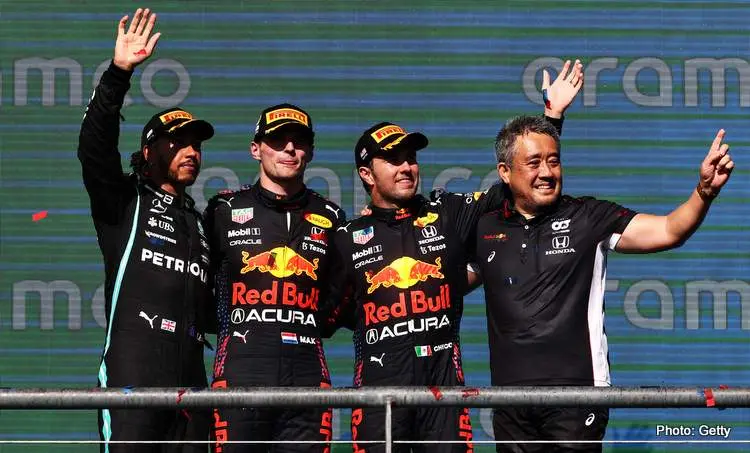 united states grand prix podium