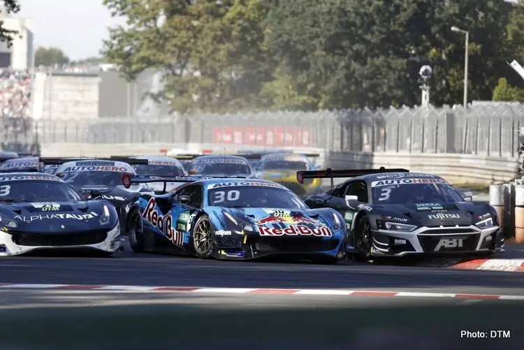 van der linde lawson mercedes ferrari audi start norisring