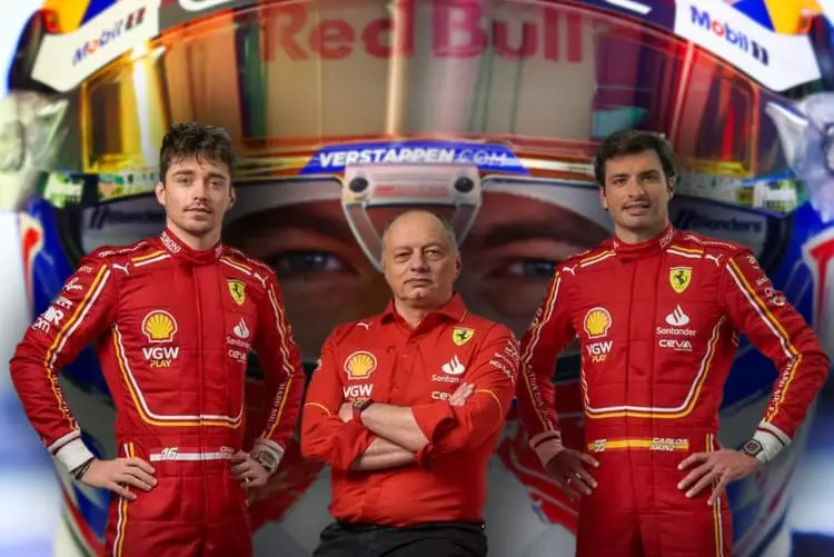 vasseur ferrari leclerc sainz verstappen