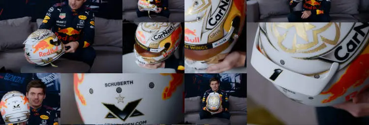 verstappen 2022 helmet f1 red bull