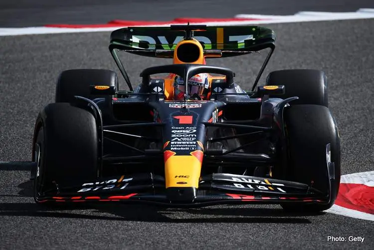 verstappen fastest f1 testing barcelona day 1