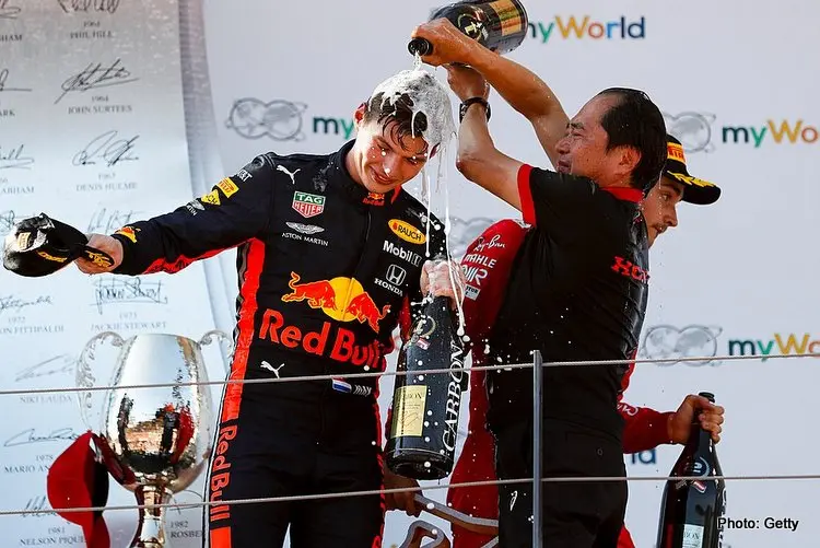 verstappen leclerc podium