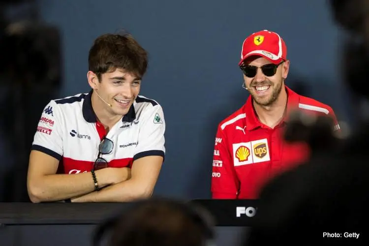 vettel leclerc