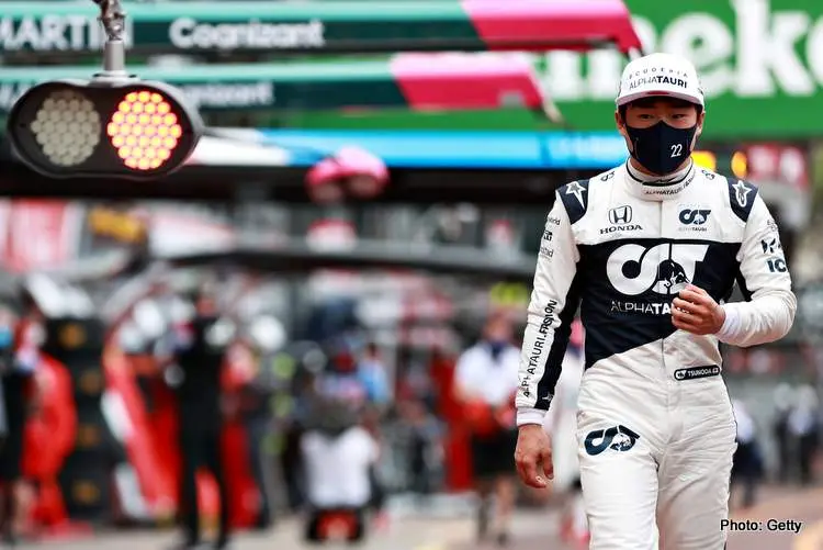 yuki tsunoda alphataurie monaco 2021