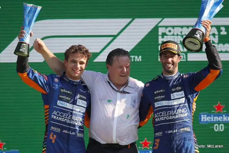 zak brown mclaren norris ricciardo