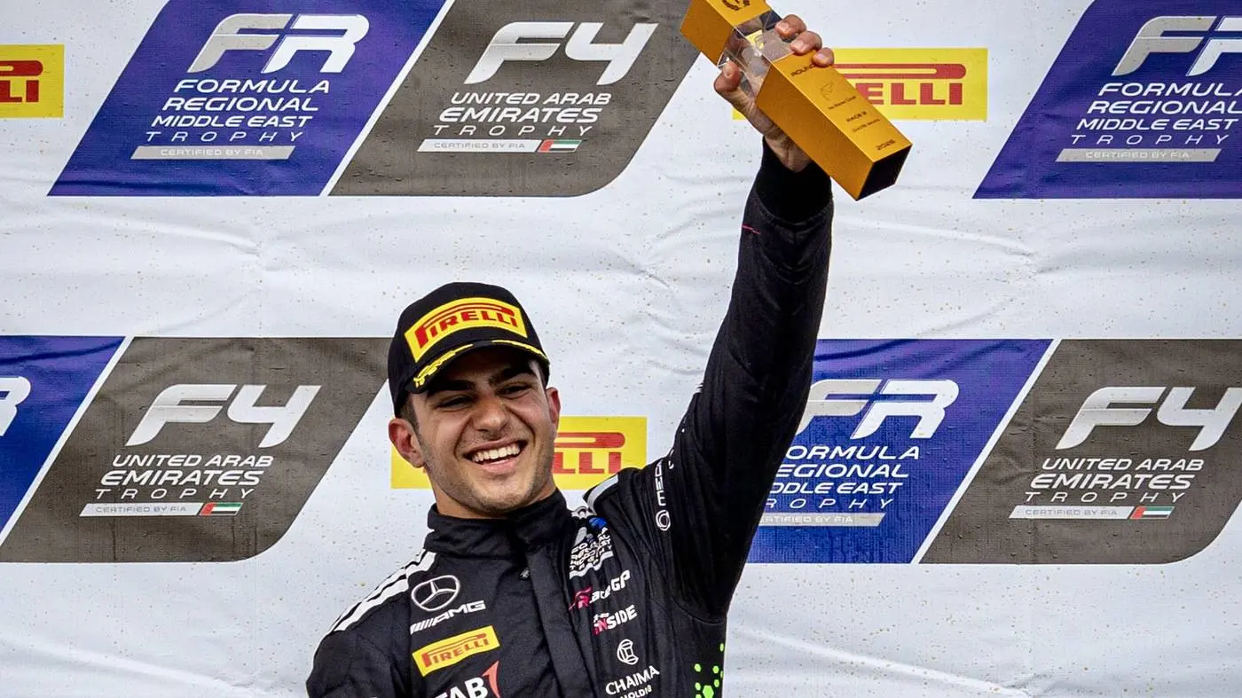 rashid al dhaheri formula 4 winner yas marina f4