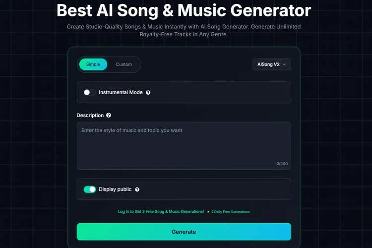 song music generator