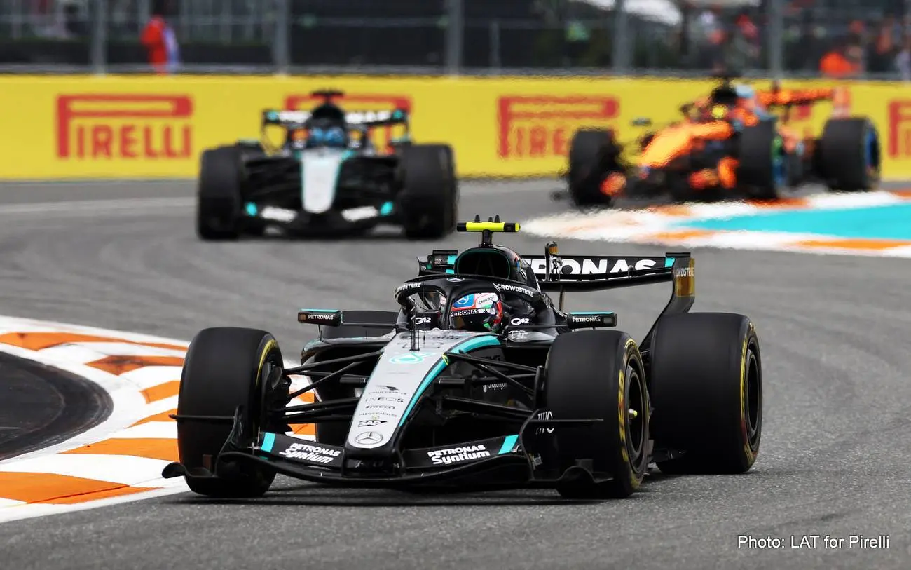 kimi antonelli-mercedes amg petronas f1 team russell
