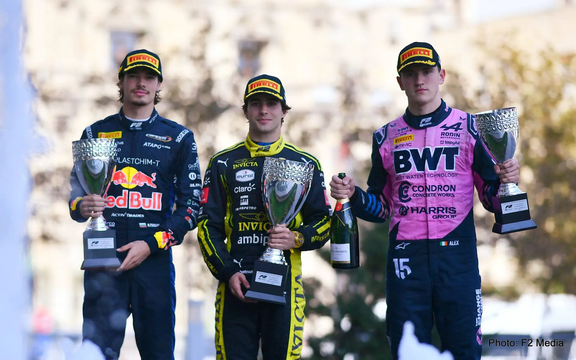 Alex Dunne takes unprecedented triple podium to reignite Formula 2 ...