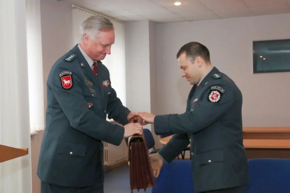 Pristatytas naujasis Kauno policijos vadas 01