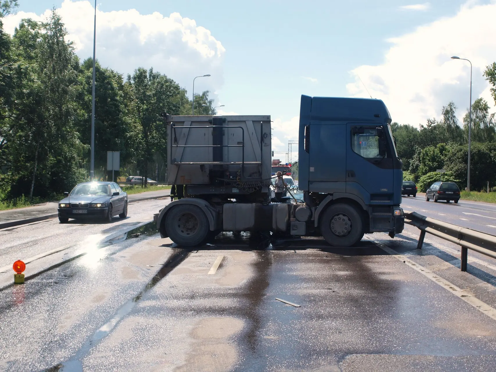 Vilkiko avarija kelyje link Karmėlavos
