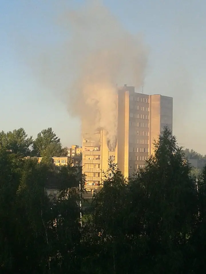 Gaisras daugiabutyje