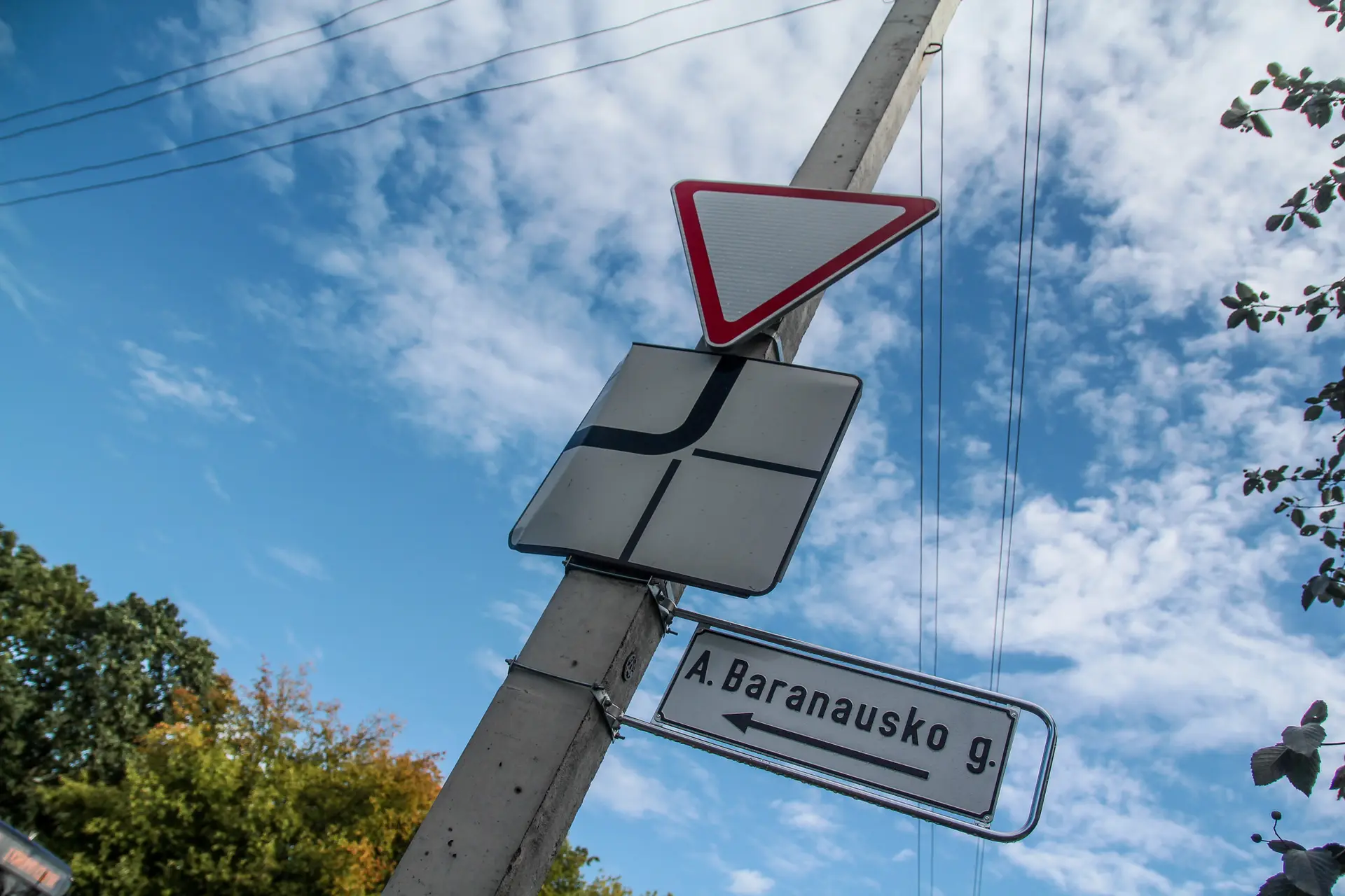 Uždaroma A. Baranausko gatvė