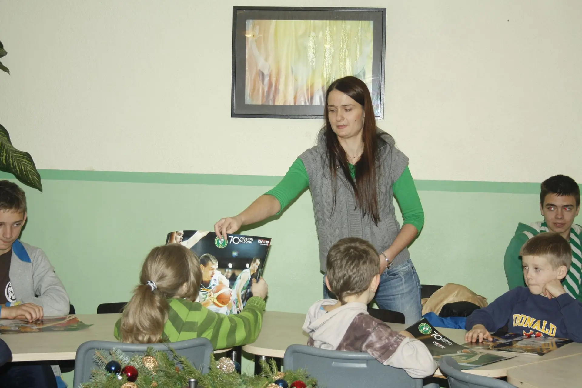 Žalgirio klubo nariai nepamiršta vaikų globos namuose