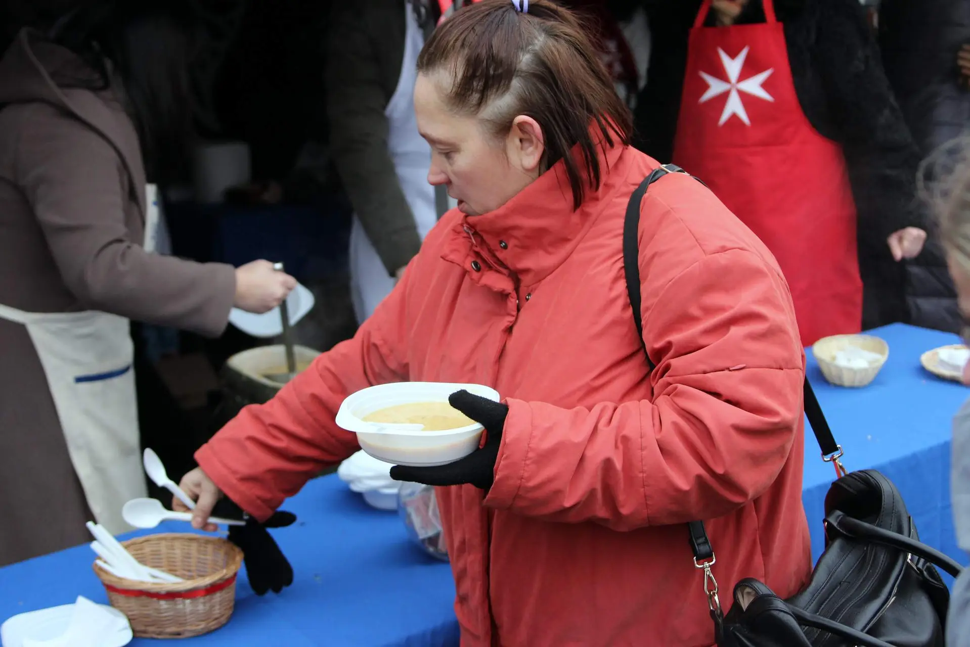 Maltiečių sriubos akcija Kaune