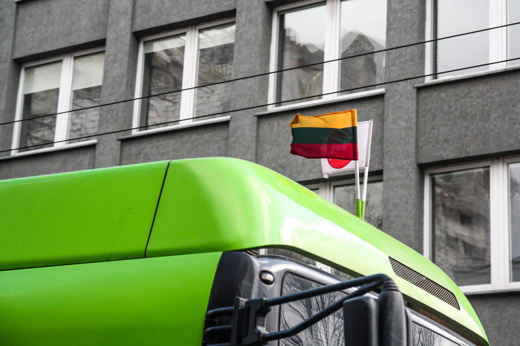 Vėliavėlės ant viešojo transporto