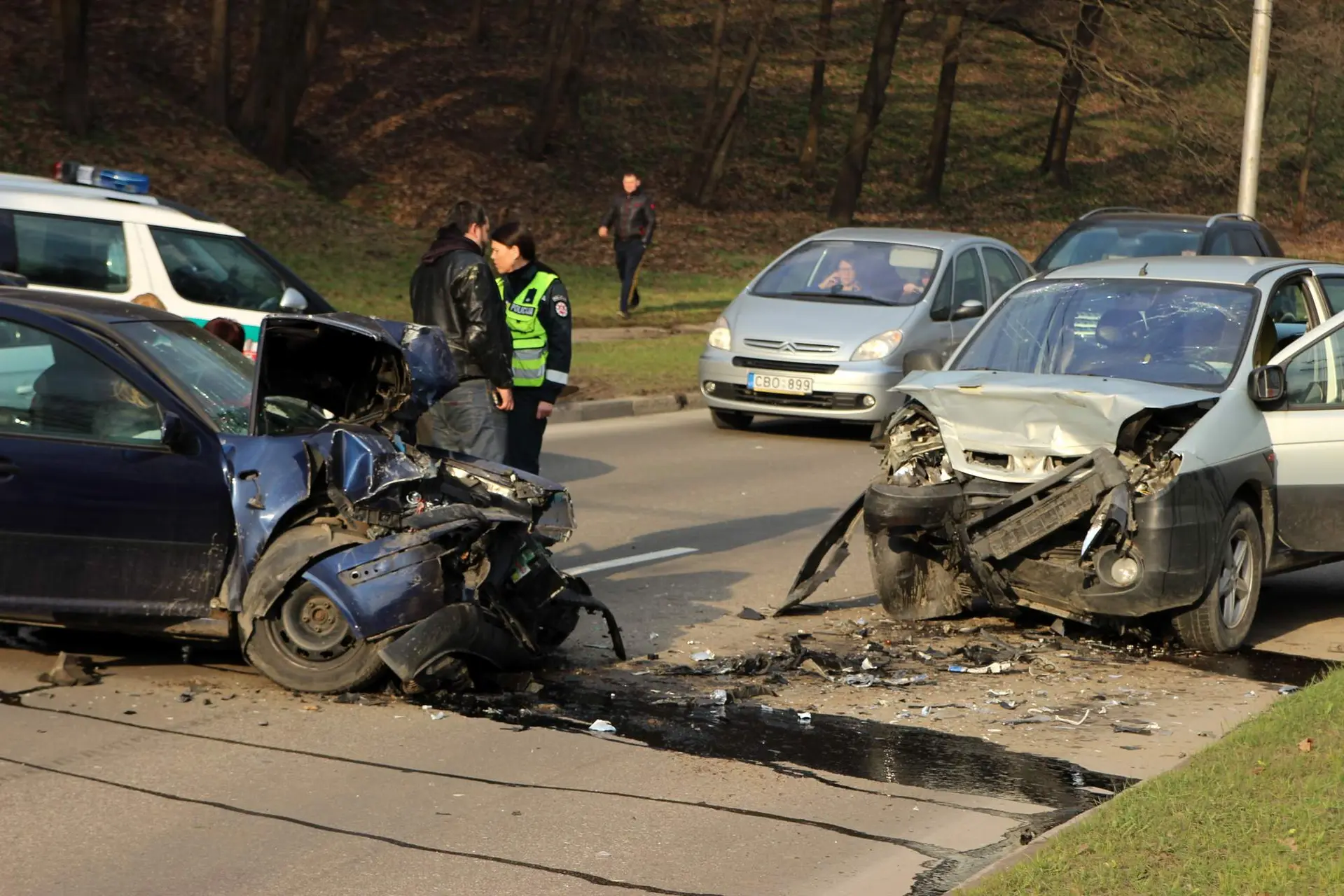 Avarija Tunelio gatvėje