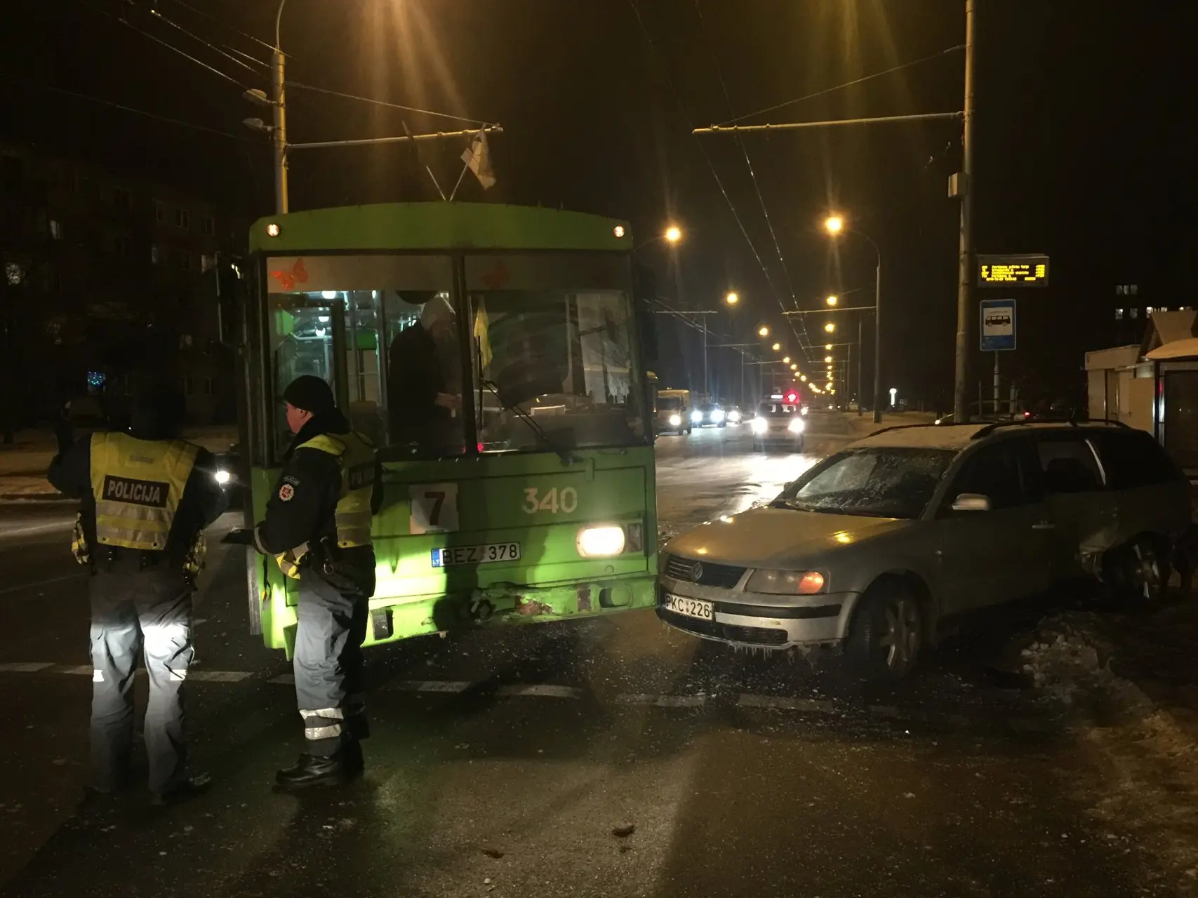 Avarija V. Krėvės prospekte