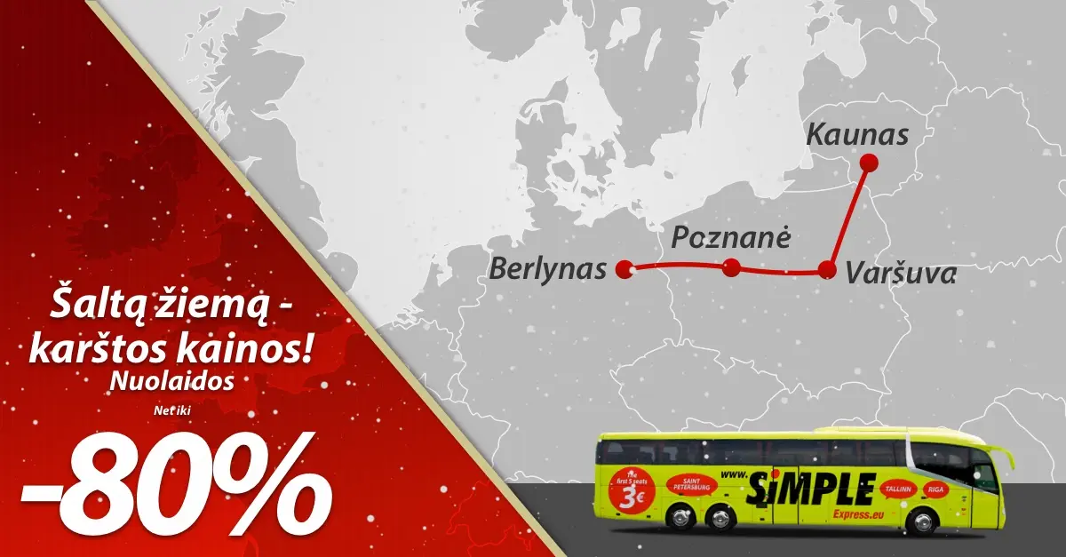 Bilietai su ženklia nuolaida