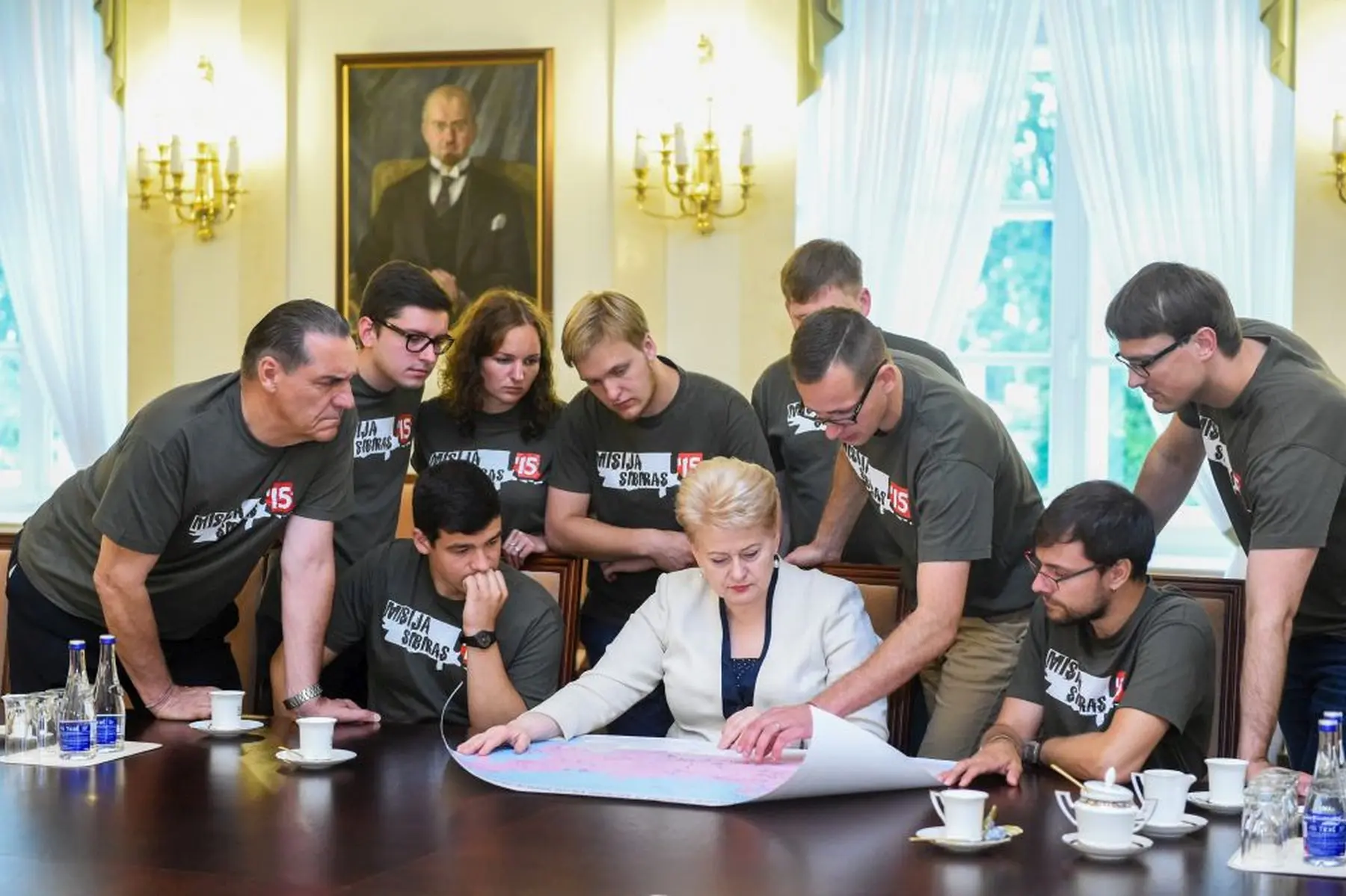 Prezidentė susitinka su ekspedicijos „Misija Sibiras“ dalyviais