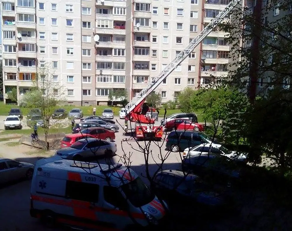 Nelaimė Šilainių daugiabutyje