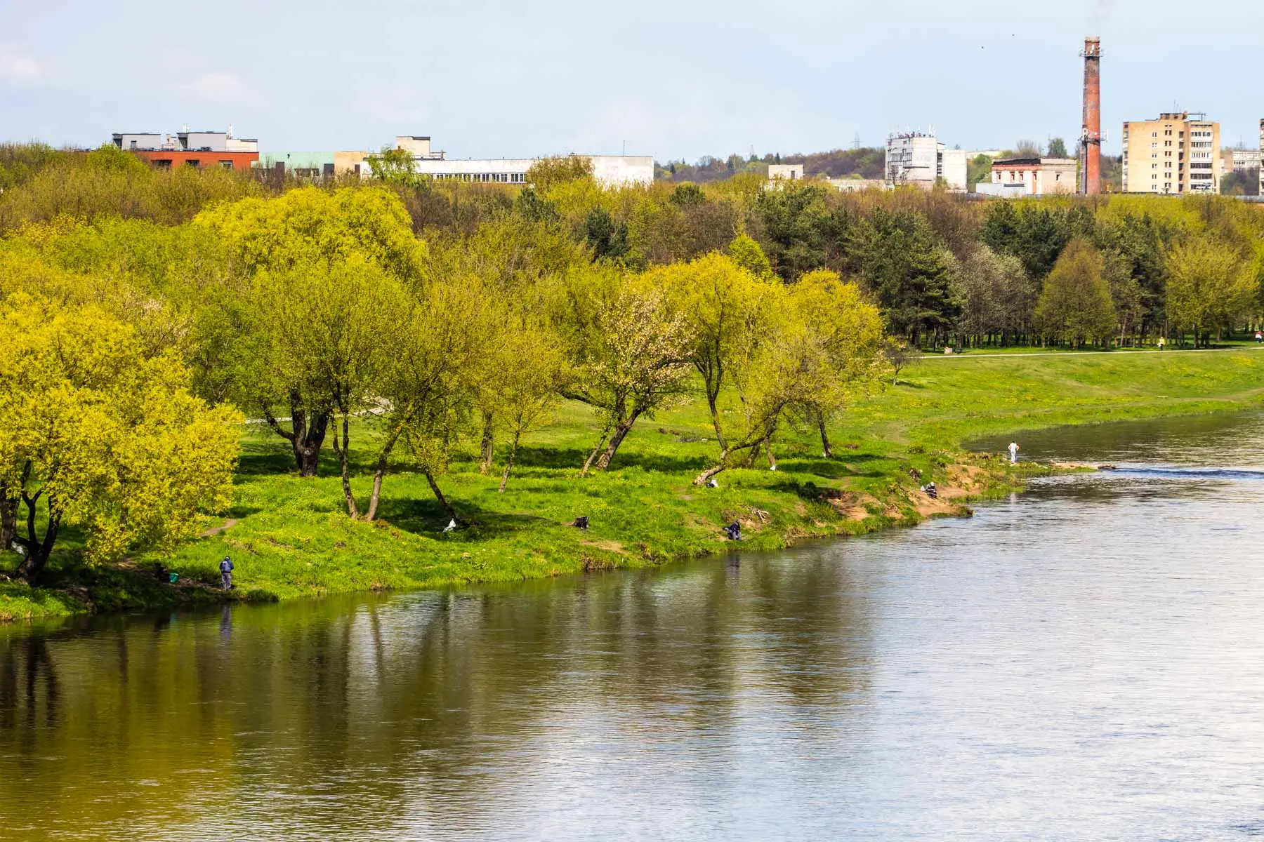 Sutvarkytos upių krantinės Kaune