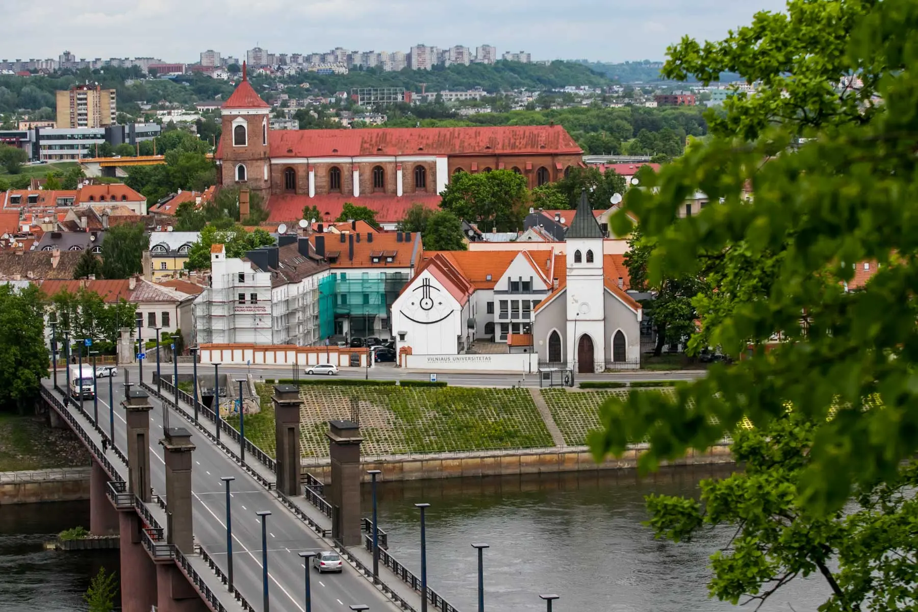 Nuo Kauno panoramų atsiveriantys vaizdai