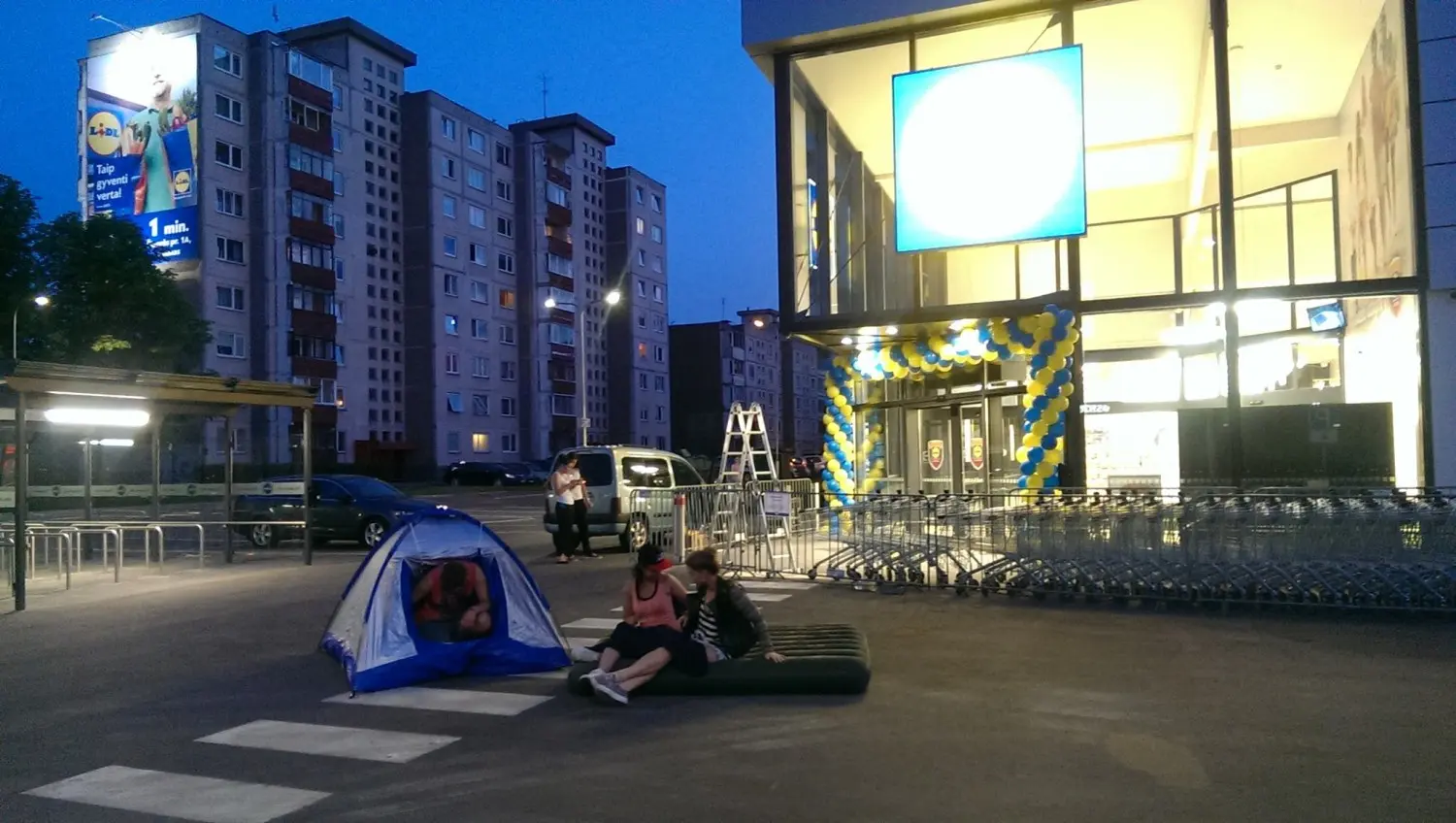 "LIDL" atidarymo naktis Kaune