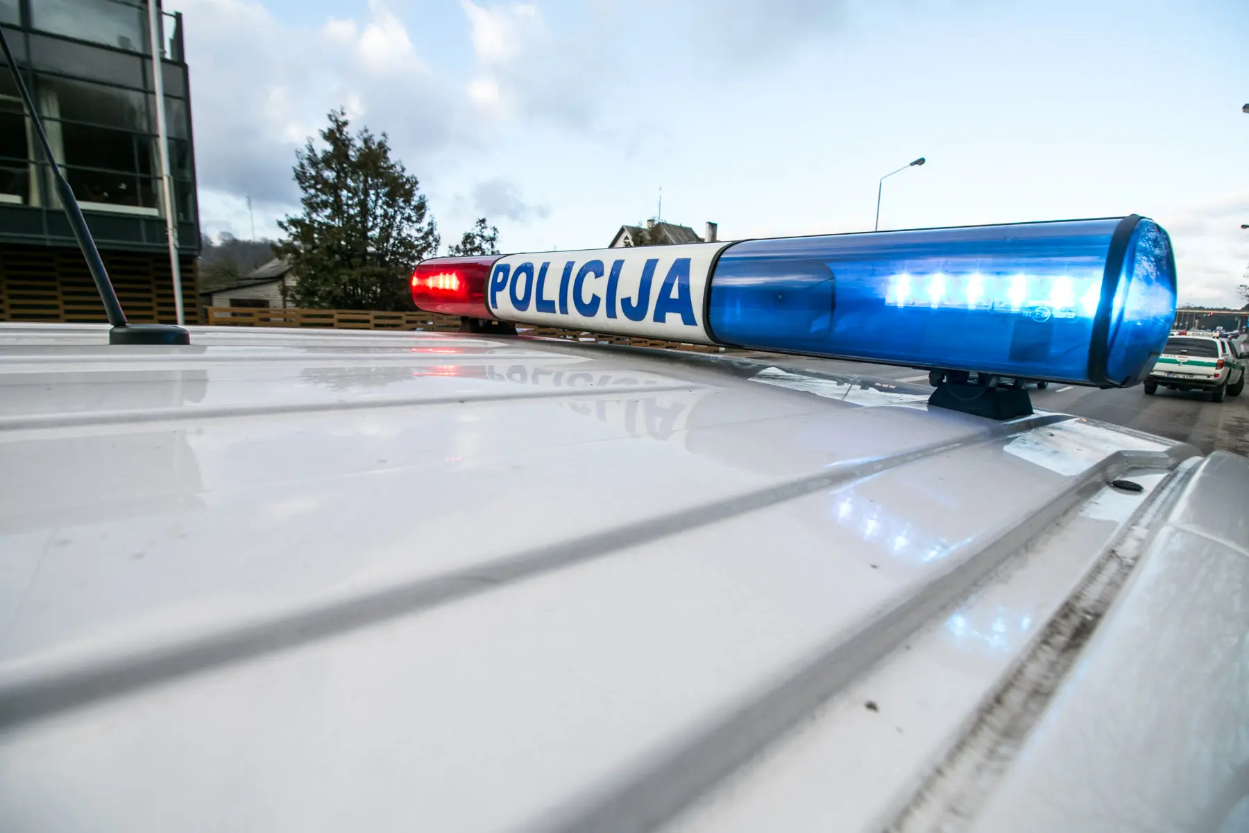 Policija įvykio vietoje