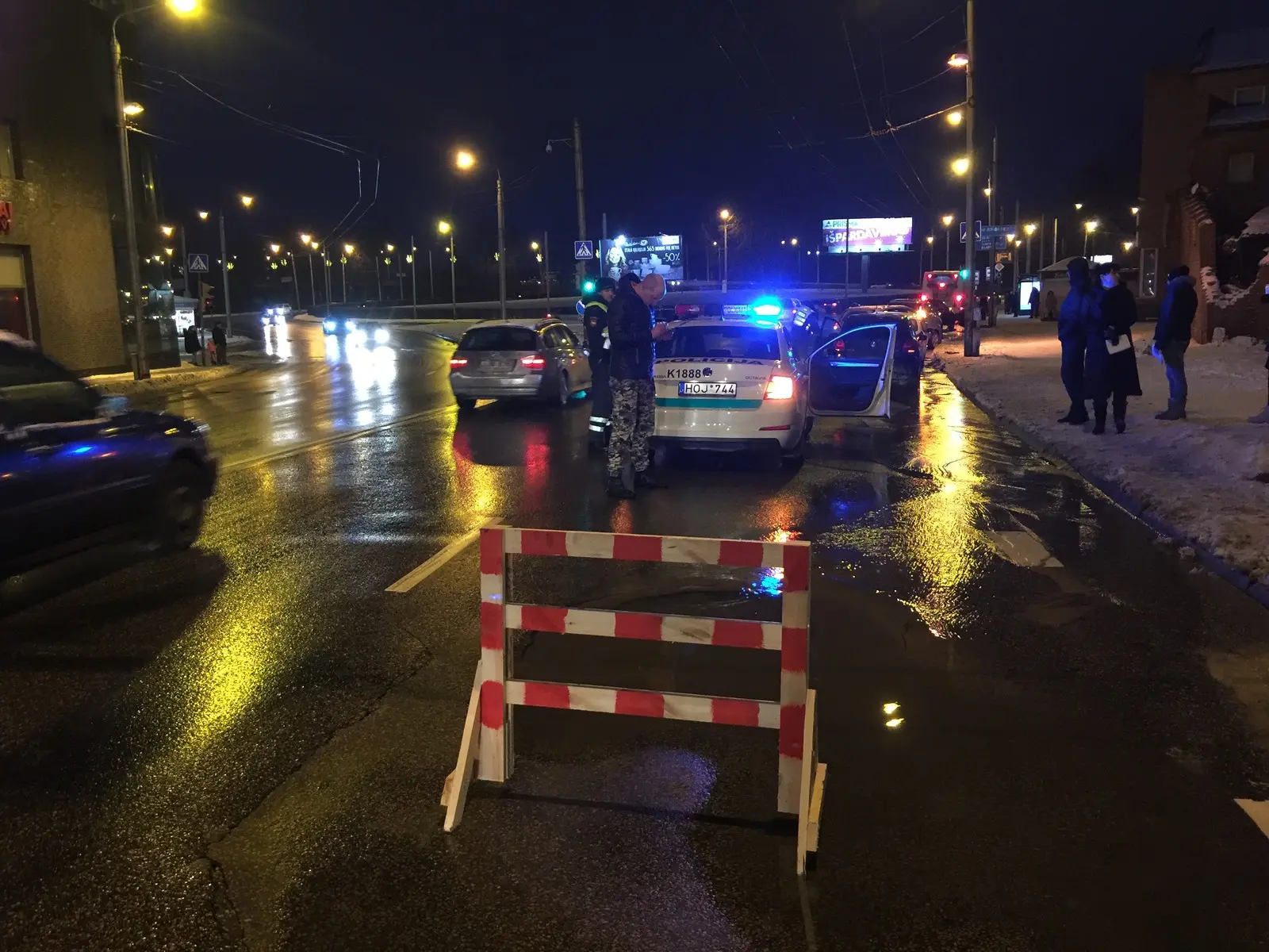 Vandentiekio avarija Senamiestyje