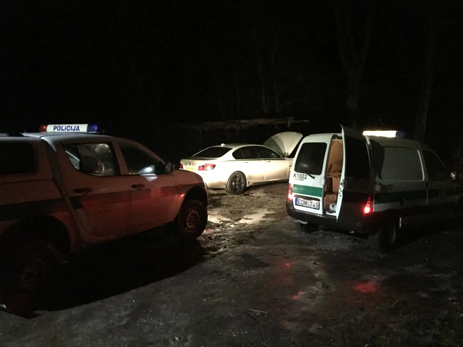 Pavogtas BMW surastas Karmėlavoje
