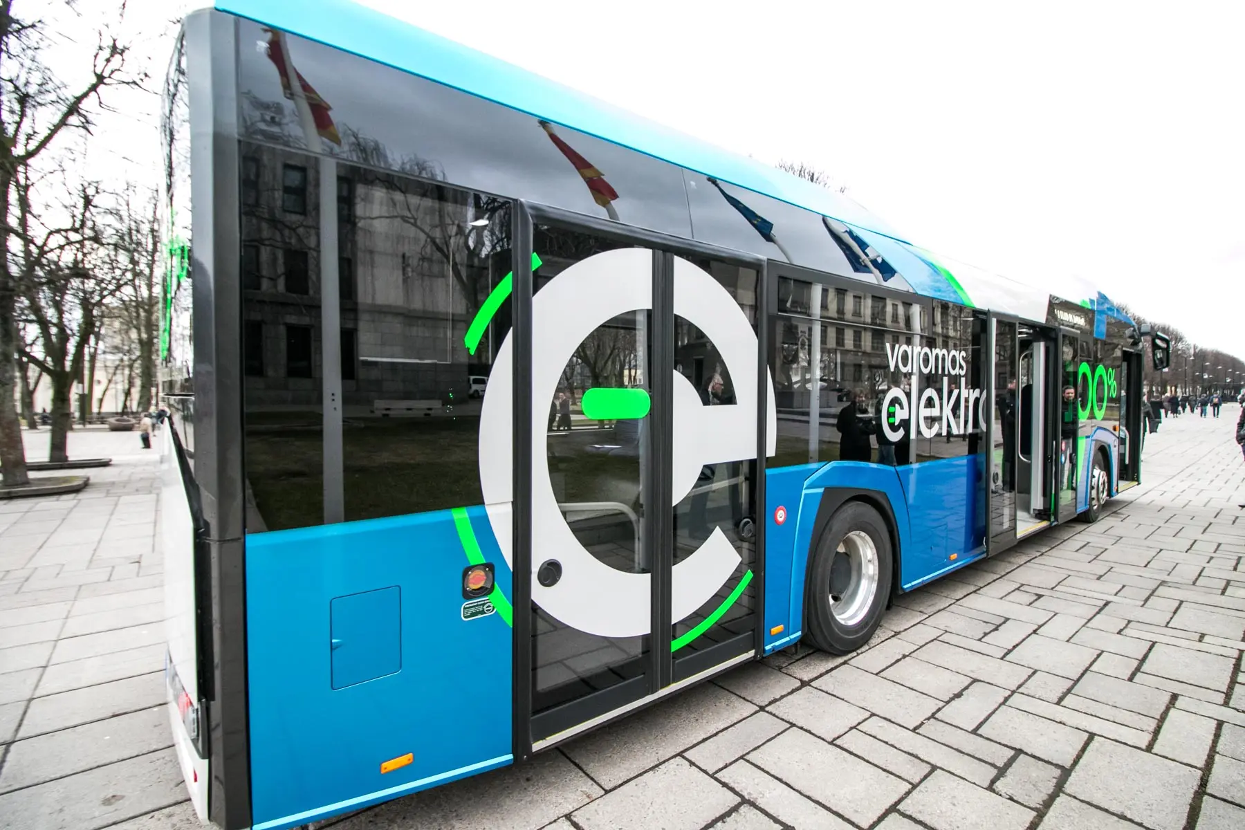 Pristatytas elektrinis autobusas