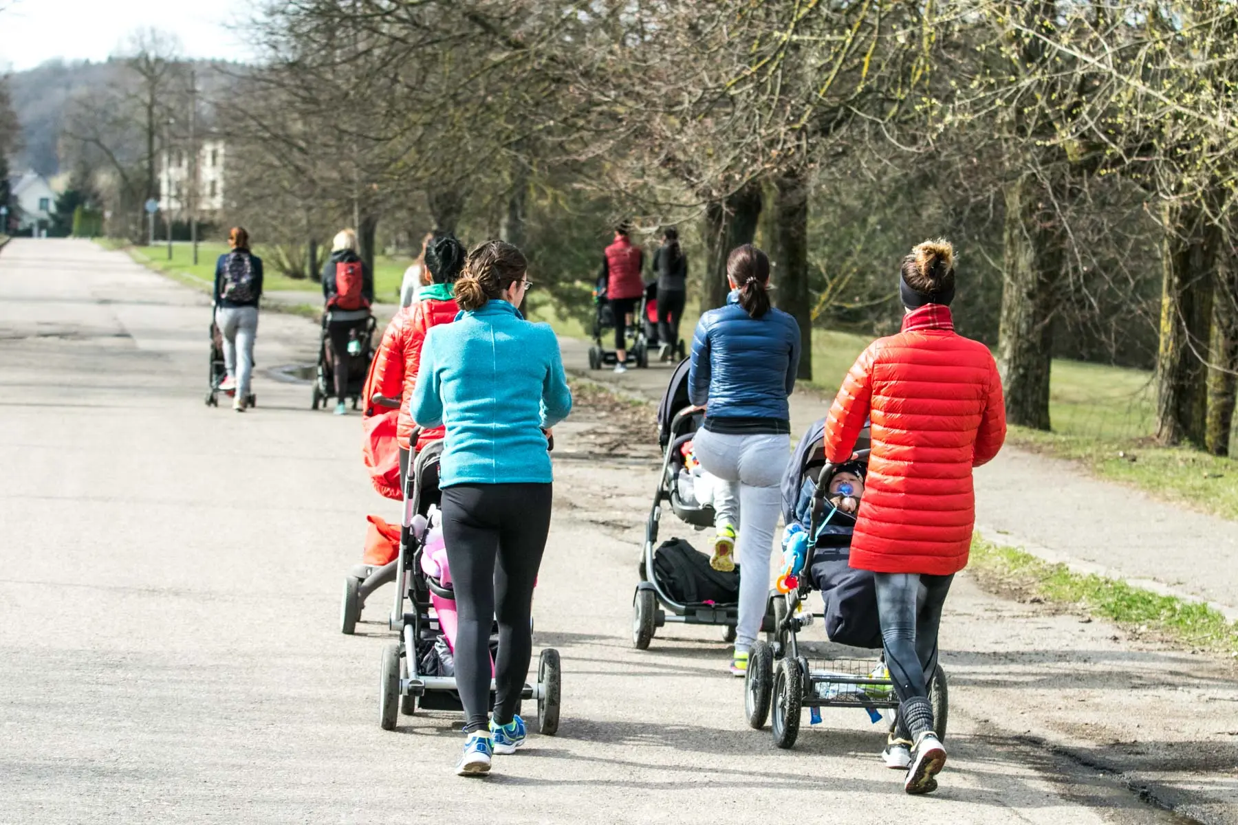 Sportuojančios mamos