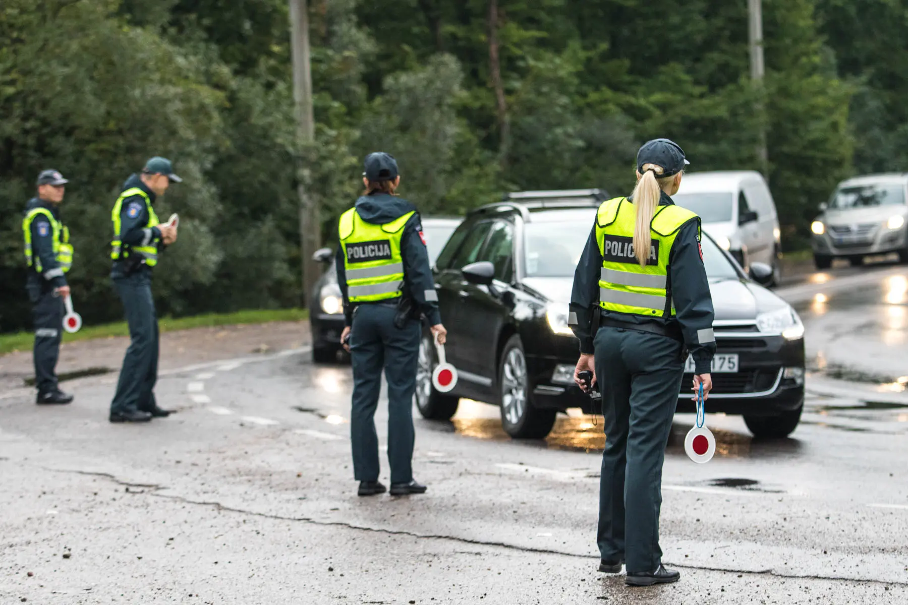 Policijos reidas prie Vaišvydavos