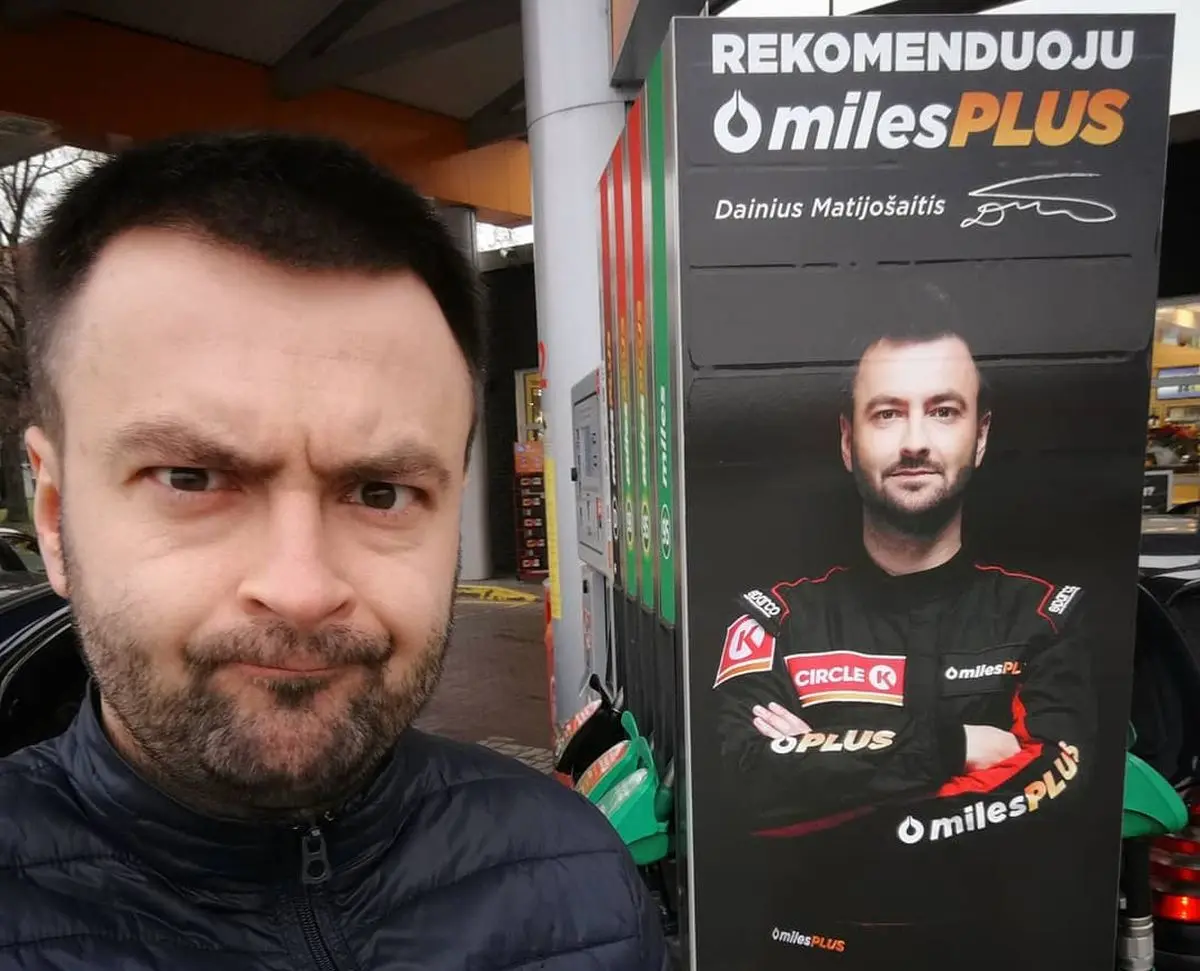 Dainius Matijošaitis, „Circle K“ reklama