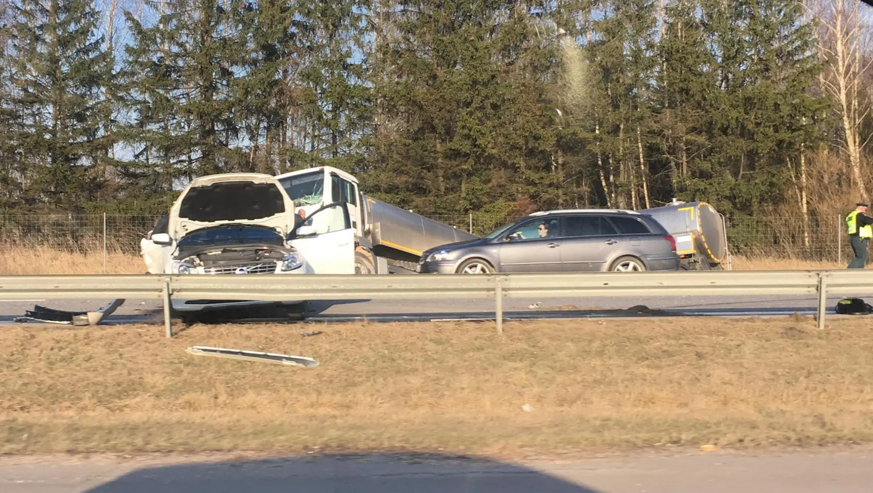 Avarija A1 kelyje