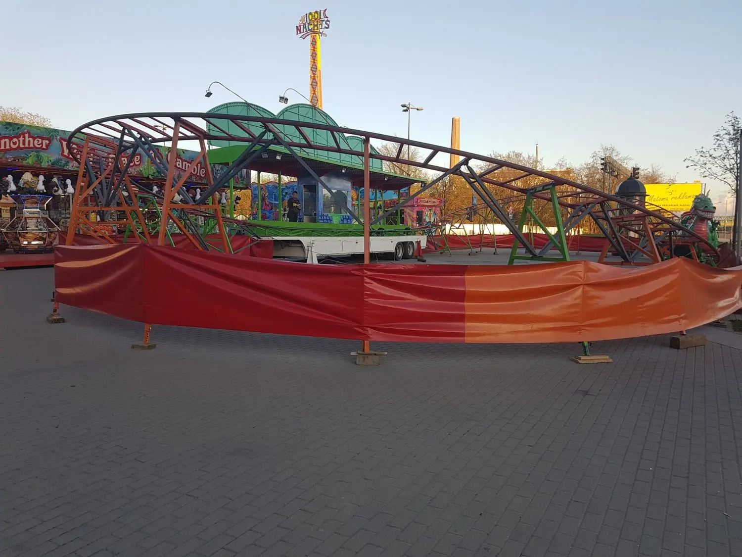 Atrakcionų montavimo ypatumai