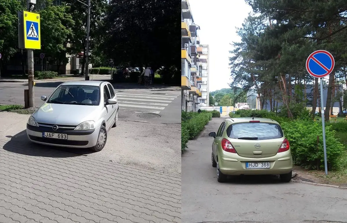 Automobilių statymas, pažeidimai